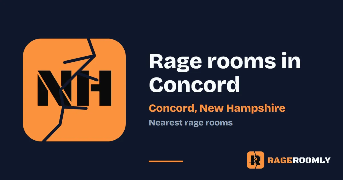 Rage Rooms and Smash Rooms Near Concord, New Hampshire
