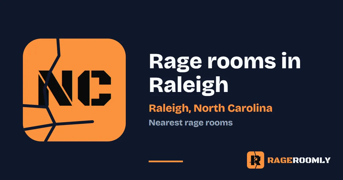 Rage Rooms and Smash Rooms Near Raleigh, North Carolina