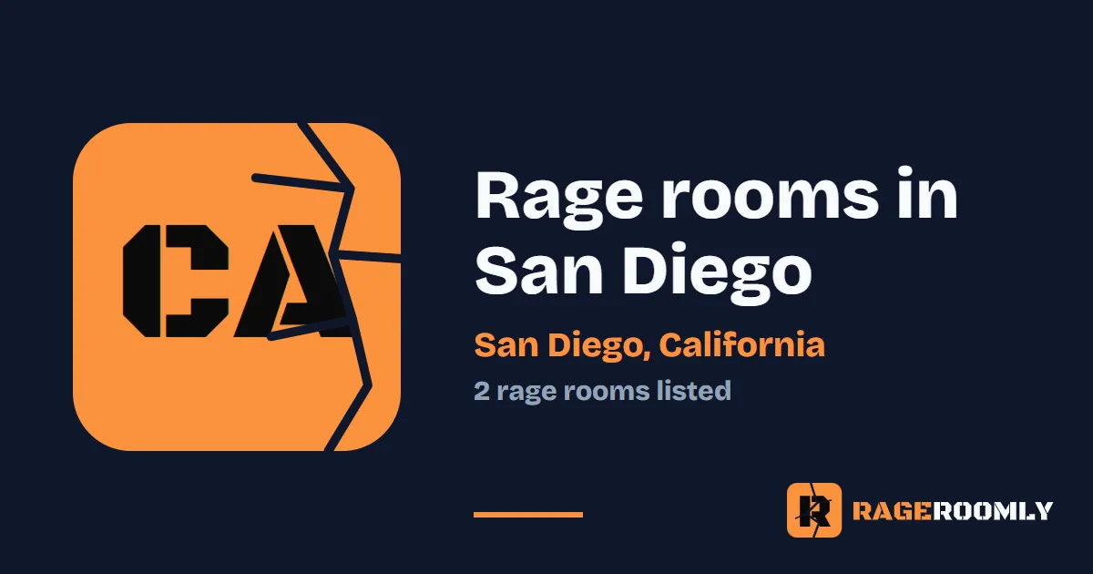 Rage Rooms and Smash Rooms in San Diego, California