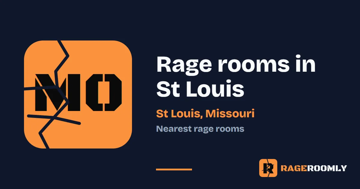Rage Rooms and Smash Rooms Near St Louis, Missouri