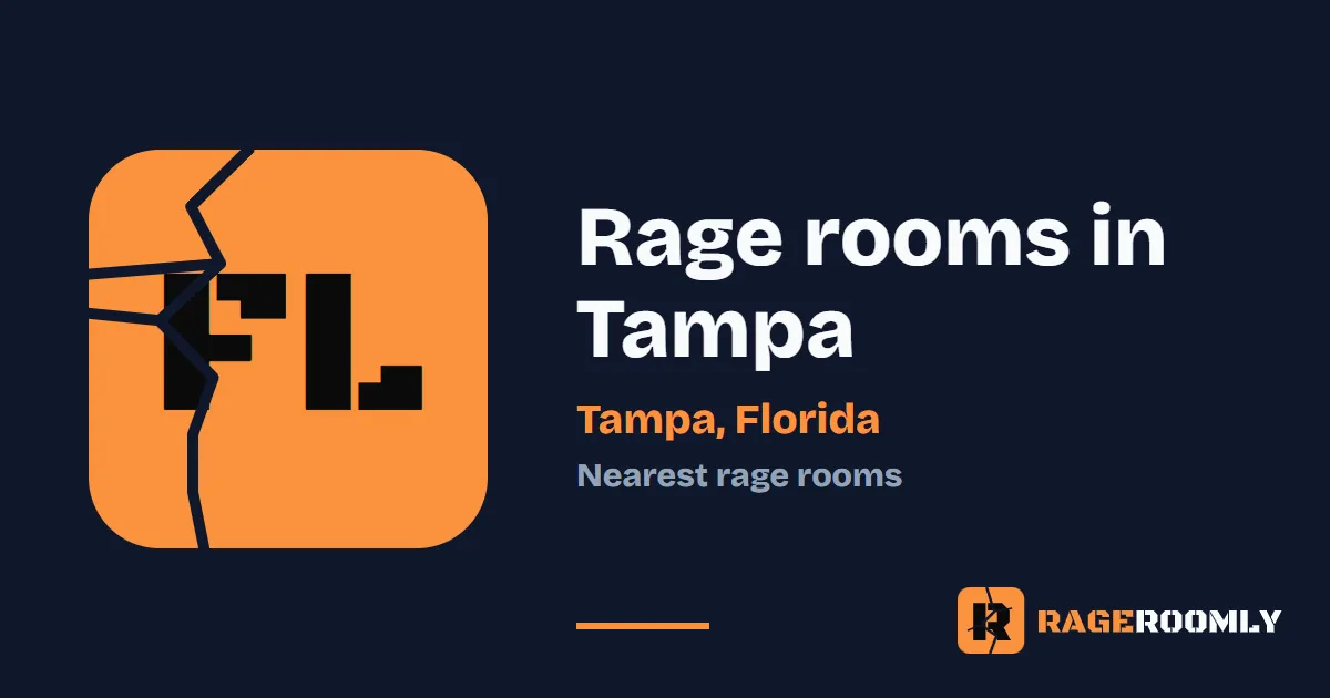 Rage Rooms and Smash Rooms Near Tampa, Florida